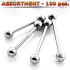 4b2epz 1 6mm surgical steel tongue bars 5mm ball tongue piercing