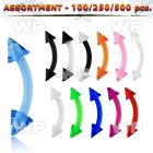 4b2esk acrylic uv micro bananas 1 2mm 3mm acrylic uv cones leng eyebrow piercing