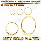 4b2k9e silver 925 endless nose ring s real gold 18k plating 0 6 nose piercing
