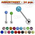 4b2kl9 of surgical steel tongue bars 1 6mm 6mm ball ferido glue belly piercing