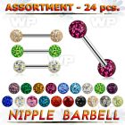 4b2kte of surgical steel nipple barbells 1 6mm 5mm ball ferido nipple piercing