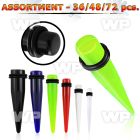 4b2zpp acrylic taper double o ring size from 1 6mm 16mm 14g 5 8 ear lobe piercing