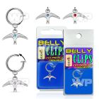 4b6m0yz fake belly clip dangling plain birdcentral crystal belly piercing