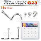 4fhu3e box w g23 titanium nose screw spirals 1mm press fit clea nose piercing