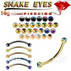 4uwrcksb ion plated surgical steel snake bite tongue piercing bana tongue piercing