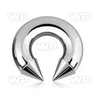 64a6upp surgical steel cbr horseshoe 10mm internally threaded belly piercing