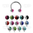 64wdazw surgical steel cbr horseshoe 1 2mm for eyebrow or lip belly piercing