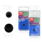 76ri3r plain acrylic fake fake tongue stud inblister pack or ext belly piercing