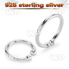 7i3wmj silver fake septum ring plain