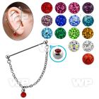 8u131k 316l steel industrial barbell 14g 1 6mm 5mm press fit 