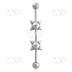 8u13xk 316l steel industrial barbell 1 6mm lower 5mm balls 