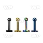 b4r4j6k ion plated surgical steel monroe piercing 1mm 2mm ball lower lip piercing