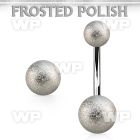 bn2fog 316l steel belly banana with 5 8mm frosted steel balls