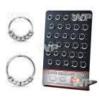 board w 30 steel seamless rings w czs on the lower part