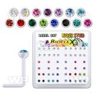 bxa37 box w 120 bio  flex nose studs w 2mm crystals