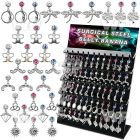 dmcd9 display w 60 steel belly bananas, w mixed danglings