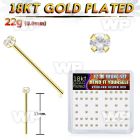 etngksf6 box w silver 925 bend it nose studs 18k gold plated nose piercing