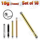 f44eti pack surgical steel bar posts 1 0mm threading 