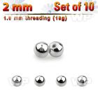 f47bk pack 2mm surgical steel balls 1 2mm threading 