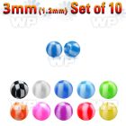 f6247bz pack 3mm acrylic checker ball sthreading 1 2mm 