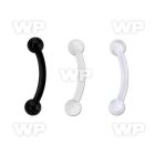 fbnevb25 bioflex eyebrow banana w 2.5mm balls