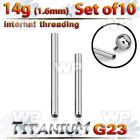 fh44e0i8 titanium internal threaded barposts 10pcs