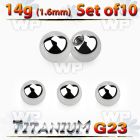 fh47bs pack 5mm g23 titanium ballsthreading 1 6mm belly piercing