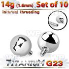 fh47by8 implant grade titanium 6mm balls threading 10pcs