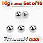 fh47bz pack 3mm g23 titanium ballsthreading 1 2mm belly piercing