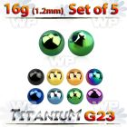 fh4r03 pack 4mm ion plated g23 titanium balls 1 2mm threading belly piercing
