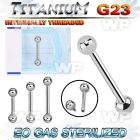gh4438u presterilized titanium bar 14g balls internal
