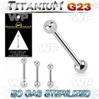 gh4443 g23 titanium tongue bar 1 6mm 5mm ball tongue piercing