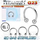 gh64w48u presterilized titanium circular bar balls internal