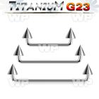 h3h16us g23 titanium surface barbell 1 6mm 90 degree angle 5mm surface piercing
