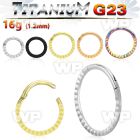 h3i3x0e titanium hinged segment clicker 16g pyramids side