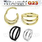 h3i3x0k pvd titanium hinged segment clicker 16g triple