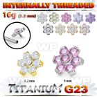 h3xgs8u titanium top part post seven round color cz