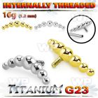 h3xk8u titanium curved shaped top seven bead balls