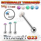 h448ud5ms titanium bar 14g flat cabochon opal internal