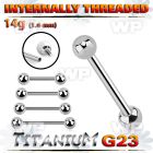 h44um38u titanium g23 nipple straight bar 4mm balls