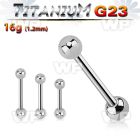 h44w4 g23 titanium eyebrow barbell 1 2mm 3mm ball eyebrow piercing