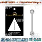 h4b20ly g23 titanium tongue bars 1 6mm 5mm ball tongue piercing