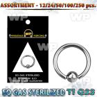 h4b20t9 g23 titanium captive bead ring 1 6mm 4mm ball diameter ear lobe piercing