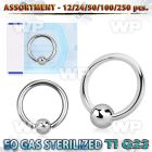 h4b20t9 g23 titanium captive bead ring 1 6mm 4mm ball diameter ear lobe piercing