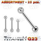 h4b2epz g23 titanium tongue bars 1 6mm 5mm ball tongue piercing