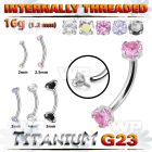 h4u8uek titanium bananabell 16g colored cz internal
