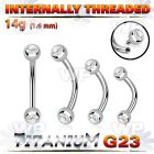 h4uc48 titanium bananabell 14g jeweled balls internal