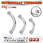 h4uw4k8 titanium internal brow bananabell 2mm balls