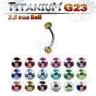 h4uwjcks g23 titanium cbr horseshoe 1 2mm 2 5mm multi jewel ball belly piercing