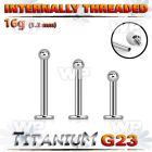 hb44k8 titanium internal labret stud 2mm ball